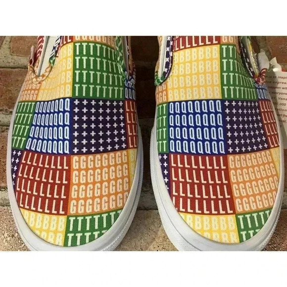 VANS Classic Slip On PRIDE LGBTQ+ Men Women Multicolor Rainbow Sz 8 main image 9